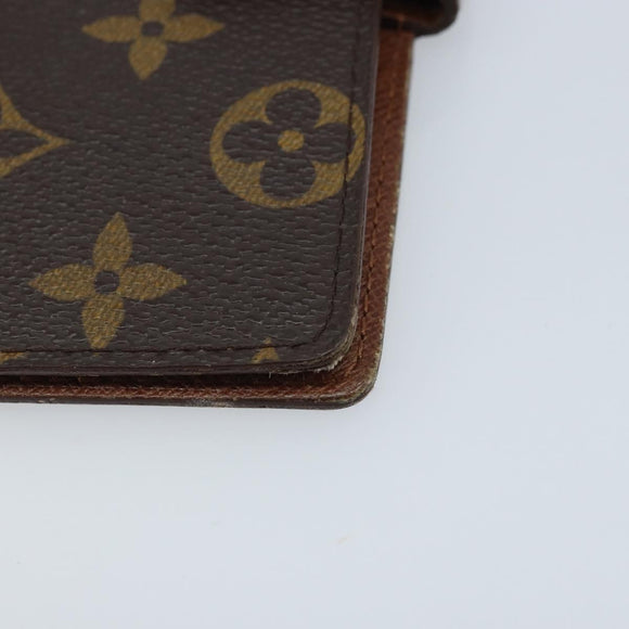 LOUIS VUITTON Monogram Agenda PM Day Planner Cover R20005 LV Auth BAZ314