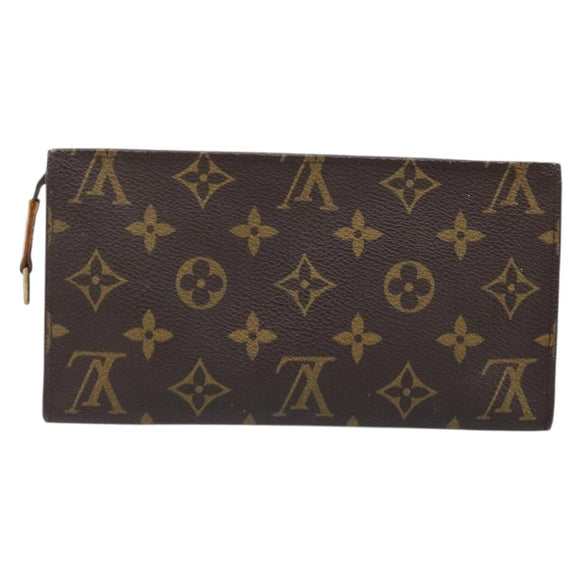 LOUIS VUITTON Monogram Bucket GM Accessory Pouch LV Auth BAZ320