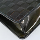 LOUIS VUITTON Damier Vernis Club Bag Green Petrol blue M92128 LV Auth BAZ406-18