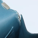 LOUIS VUITTON Damier Vernis Club Bag Green Petrol blue M92128 LV Auth BAZ406-9