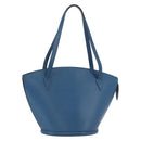 LOUIS VUITTON Epi Saint Jacques Shopping Shoulder Bag Blue M52275 LV Auth BAZ408-1