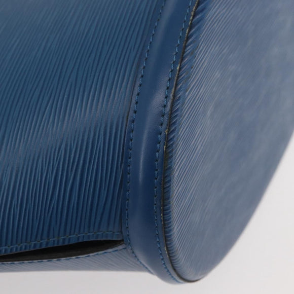 LOUIS VUITTON Epi Saint Jacques Shopping Shoulder Bag Blue M52275 LV Auth BAZ408