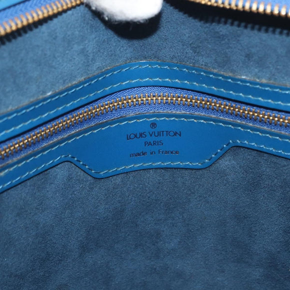 LOUIS VUITTON Epi Saint Jacques Shopping Shoulder Bag Blue M52275 LV Auth BAZ408