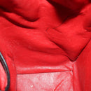 CELINE Backpack Leather Black Gold Auth BAZ409-21