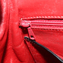 CELINE Backpack Leather Black Gold Auth BAZ409-24