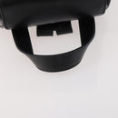 CELINE Backpack Leather Black Gold Auth BAZ409-7