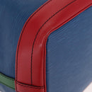 LOUIS VUITTON Epi Tricolor Noe Shoulder Bag Blue Red Green M44082 LV Auth BAZ411-9