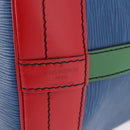 LOUIS VUITTON Epi Tricolor Noe Shoulder Bag Blue Red Green M44082 LV Auth BAZ411-17