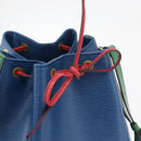 LOUIS VUITTON Epi Tricolor Noe Shoulder Bag Blue Red Green M44082 LV Auth BAZ411-10