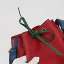 LOUIS VUITTON Epi Noe Shoulder Bag By color Red Blue M44084 LV Auth BAZ413A-10