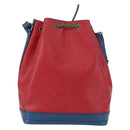 LOUIS VUITTON Epi Noe Shoulder Bag By color Red Blue M44084 LV Auth BAZ413A-2