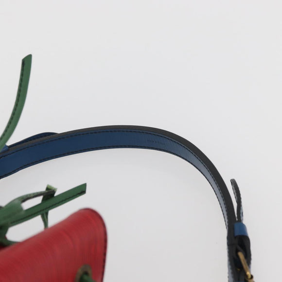 LOUIS VUITTON Epi Noe Shoulder Bag By color Red Blue M44084 LV Auth BAZ413A