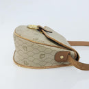 Christian Dior Honeycomb Canvas Shoulder Bag PVC Beige Gold Auth BAZ416-4