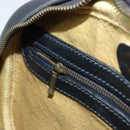GUCCI GG Supreme Sherry Line Shoulder Bag PVC Navy Gold Auth BAZ417-21