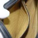 GUCCI GG Supreme Sherry Line Shoulder Bag PVC Navy Gold Auth BAZ417-22