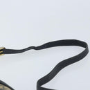 GUCCI GG Supreme Sherry Line Shoulder Bag PVC Navy Gold Auth BAZ417-8
