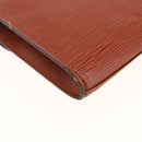 LOUIS VUITTON Epi Art Deco Clutch Bag Brown M52633 LV Auth BAZ420-11