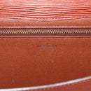 LOUIS VUITTON Epi Art Deco Clutch Bag Brown M52633 LV Auth BAZ420-12