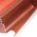 LOUIS VUITTON Epi Art Deco Clutch Bag Brown M52633 LV Auth BAZ420-13