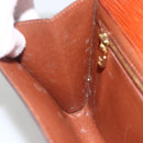 LOUIS VUITTON Epi Art Deco Clutch Bag Brown M52633 LV Auth BAZ420-15