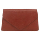 LOUIS VUITTON Epi Art Deco Clutch Bag Brown M52633 LV Auth BAZ420-2