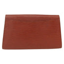 LOUIS VUITTON Epi Art Deco Clutch Bag Brown M52633 LV Auth BAZ420-3