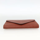 LOUIS VUITTON Epi Art Deco Clutch Bag Brown M52633 LV Auth BAZ420-7