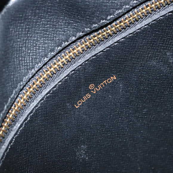 LOUIS VUITTON Epi Jeune Fille MM Shoulder Bag Black M52152 LV Auth BAZ421A