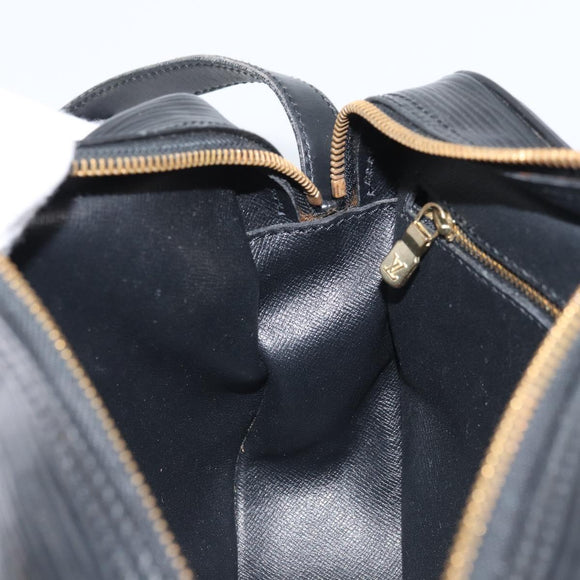 LOUIS VUITTON Epi Jeune Fille MM Shoulder Bag Black M52152 LV Auth BAZ421A