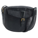 LOUIS VUITTON Epi Jeune Fille MM Shoulder Bag Black M52152 LV Auth BAZ421A-1