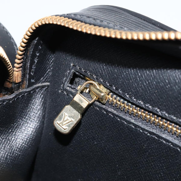 LOUIS VUITTON Epi Jeune Fille MM Shoulder Bag Black M52152 LV Auth BAZ421A