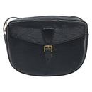 LOUIS VUITTON Epi Jeune Fille MM Shoulder Bag Black M52152 LV Auth BAZ421A-13