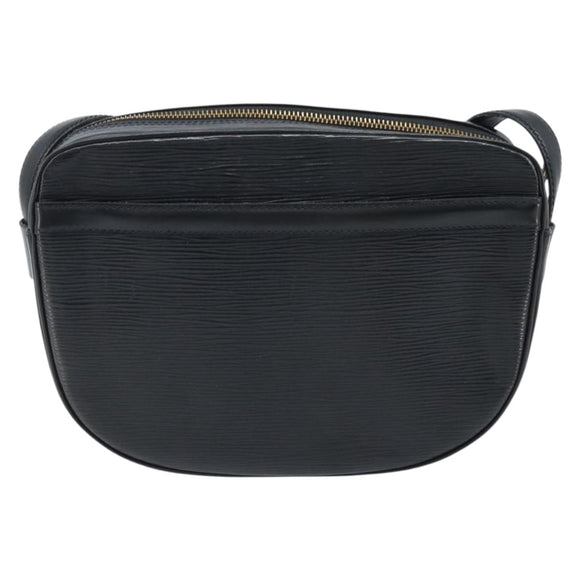 LOUIS VUITTON Epi Jeune Fille MM Shoulder Bag Black M52152 LV Auth BAZ421A