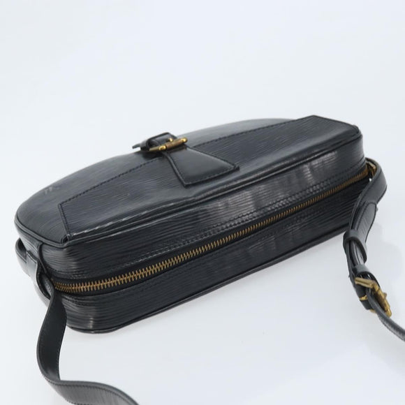 LOUIS VUITTON Epi Jeune Fille MM Shoulder Bag Black M52152 LV Auth BAZ421A