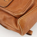 GUCCI Bamboo Backpack Leather Brown Gold 003.58.0016 Auth BAZ426-16