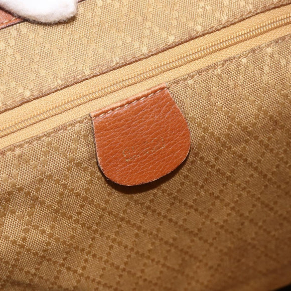 GUCCI Bamboo Backpack Leather Brown Gold 003.58.0016 Auth BAZ426