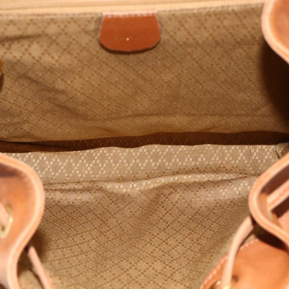 GUCCI Bamboo Backpack Leather Brown Gold 003.58.0016 Auth BAZ426
