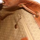 GUCCI Bamboo Backpack Leather Brown Gold 003.58.0016 Auth BAZ426-22