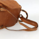 GUCCI Bamboo Backpack Leather Brown Gold 003.58.0016 Auth BAZ426-9