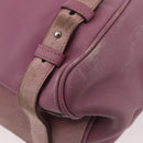 Salvatore Ferragamo Gancini Tote Bag Leather Pink Silver Auth BAZ427-13