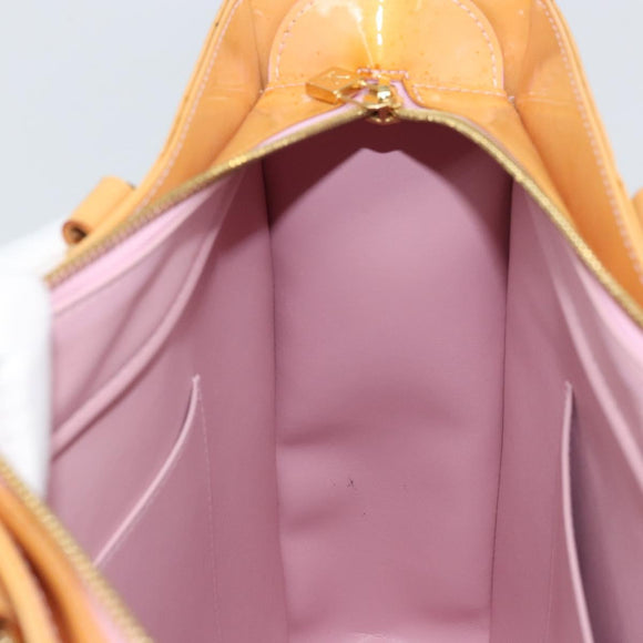 LOUIS VUITTON Monogram Vernis Columbus Bag Marshmallow Pink M91032 Auth BAZ428