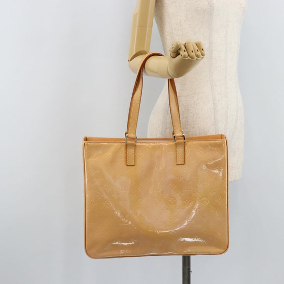 LOUIS VUITTON Monogram Vernis Columbus Bag Marshmallow Pink M91032 Auth BAZ428