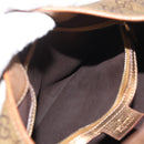 GUCCI GG Canvas Guccissima Sherry Line Bag Leather Gold 153029 Auth BAZ429-22