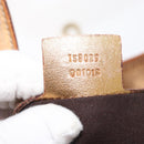 GUCCI GG Canvas Guccissima Sherry Line Bag Leather Gold 153029 Auth BAZ429-23