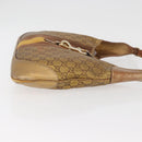 GUCCI GG Canvas Guccissima Sherry Line Bag Leather Gold 153029 Auth BAZ429-5