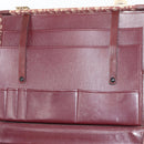 Christian Dior Trotter Canvas Trunk Red Gold Auth BAZ436-10