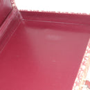 Christian Dior Trotter Canvas Trunk Red Gold Auth BAZ436-20