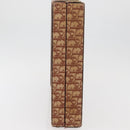 Christian Dior Trotter Canvas Trunk Red Gold Auth BAZ436-4