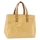 LOUIS VUITTON Monogram Vernis Reade PM Bag Marshmallow Pink M91306 Auth BAZ438-1