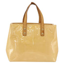 LOUIS VUITTON Monogram Vernis Reade PM Bag Marshmallow Pink M91306 Auth BAZ438-13